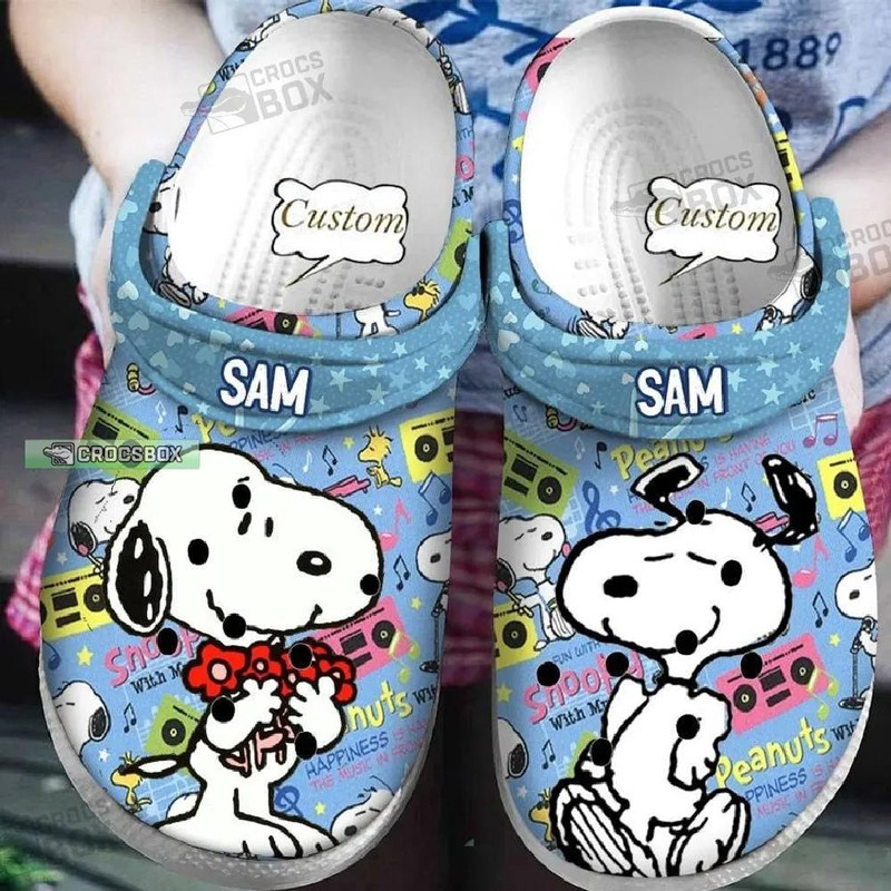 Snoopy Playful Blue Crocs - CrocsBox.jpg