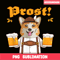 BEER28102365-Corgi And Beer PNG Drunk Corgi PNG Prost Corgi PNG.png