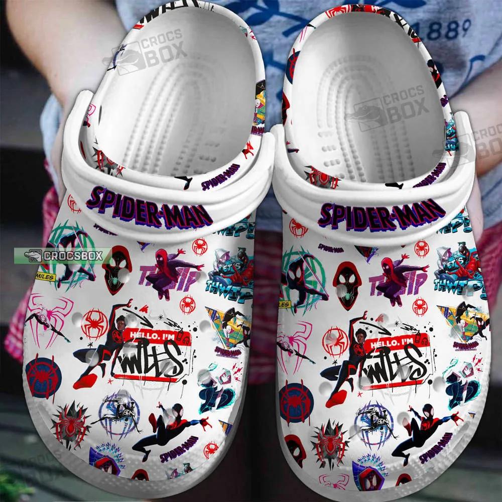Spider-Verse White Crocs Spiderman Crocs Kids - CrocsBox.jpg