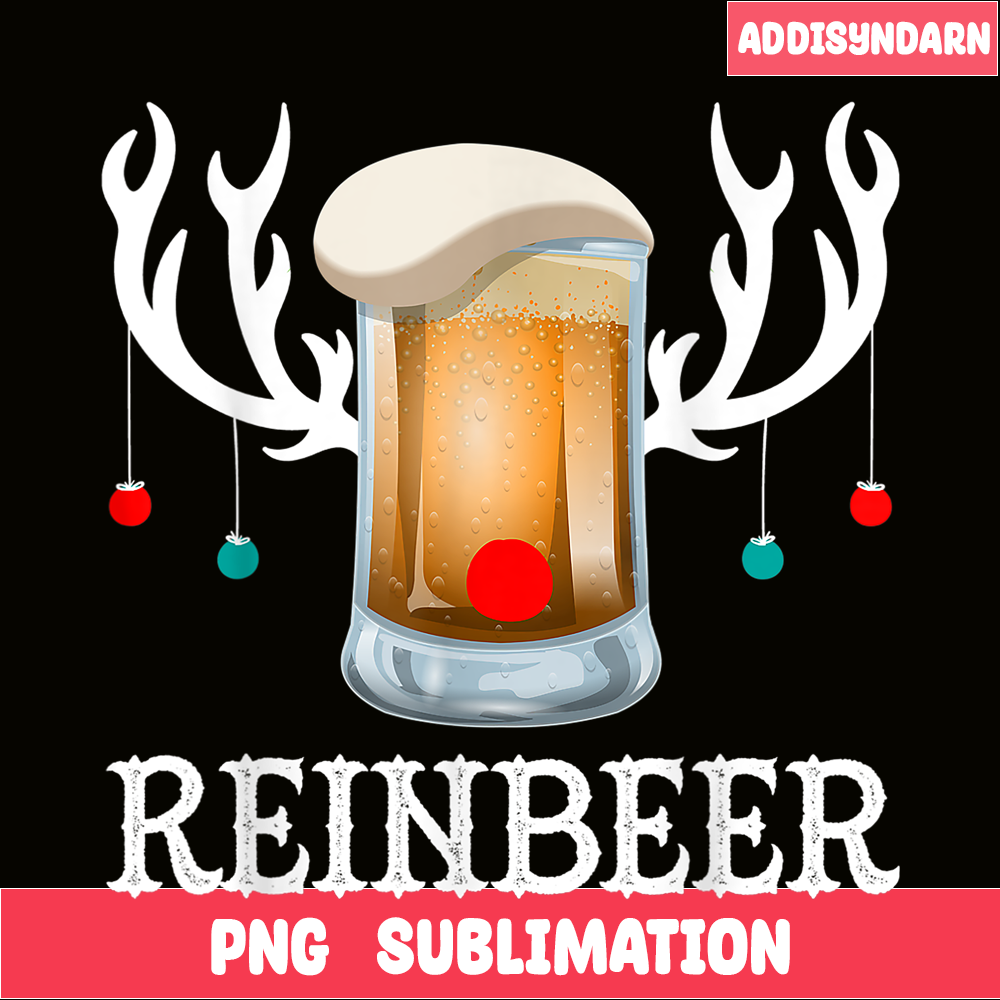 BEER28102367-Reinbeer PNG Funny Christmas Gift For Beer Lovers PNG Christmas And Beer PNG.png