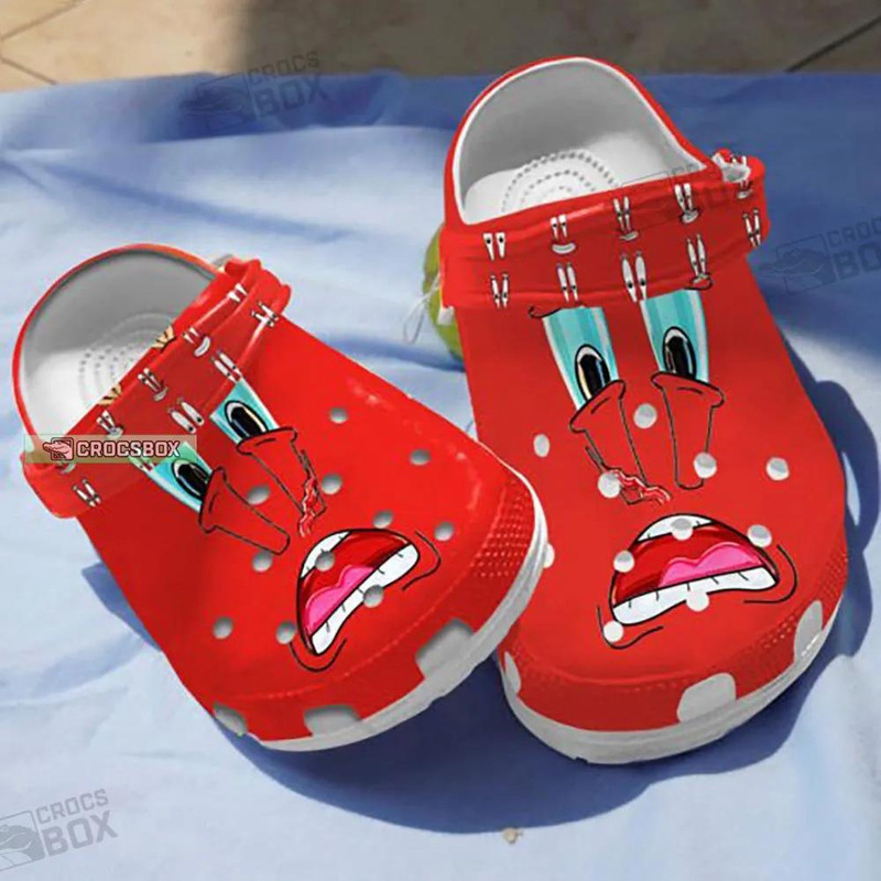 Spogebob Larry The Lobster Crocs Red - CrocsBox.jpg