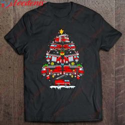 Firefighter Christmas Pajama - Fire Truck Funny Fireman Gift T-Shirt, Christmas Family Reunion Sweatshirts  Wear Love, S
