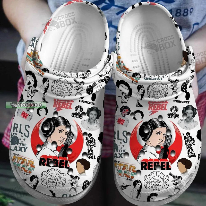 Star Wars Leia Rebel Scum Crocs Shoes - CrocsBox.jpg