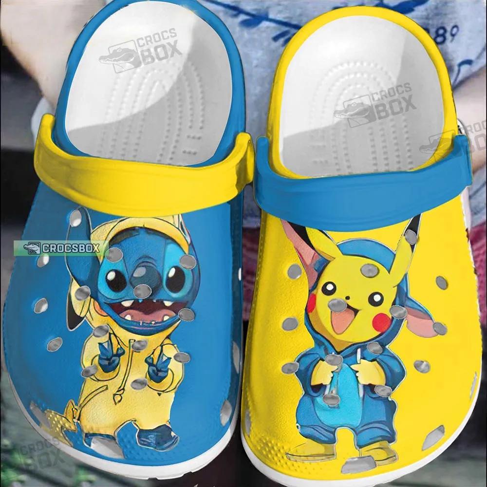 Stich And Pikachu Pokemon Crocs - CrocsBox.jpg