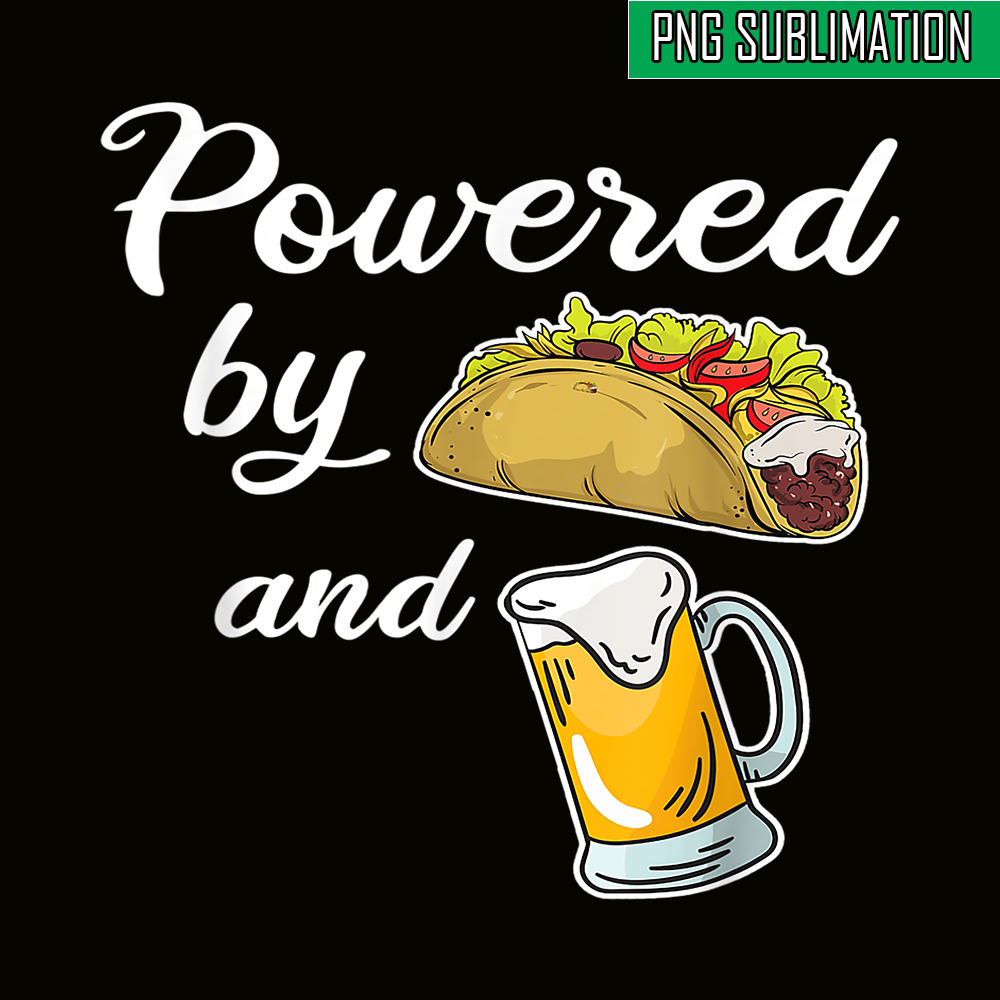 BEER28102372-Taco And Beer PNG Funny Taco Beer Lover PNG Food And Beer PNG.png