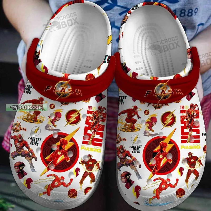 The Flash Fastest Men Alive Crocs Shoes - CrocsBox.jpg