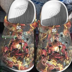 the flash speed force crocs shoes