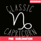 c-Classic Capricorn PNG Astrology Sign PNG Capricorn Birthday Gift PNG.png