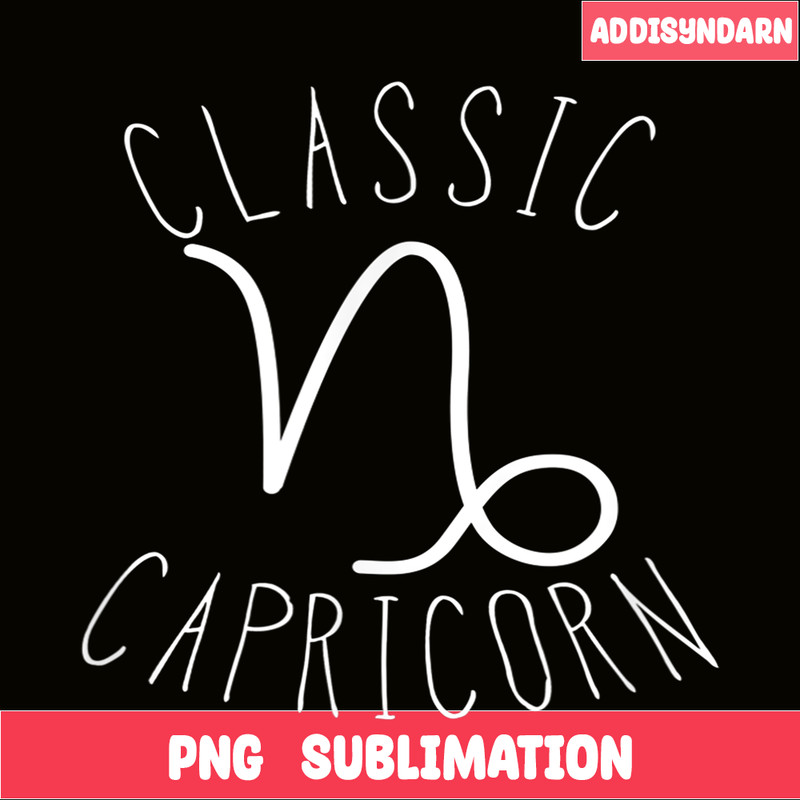 c-Classic Capricorn PNG Astrology Sign PNG Capricorn Birthday Gift PNG.png
