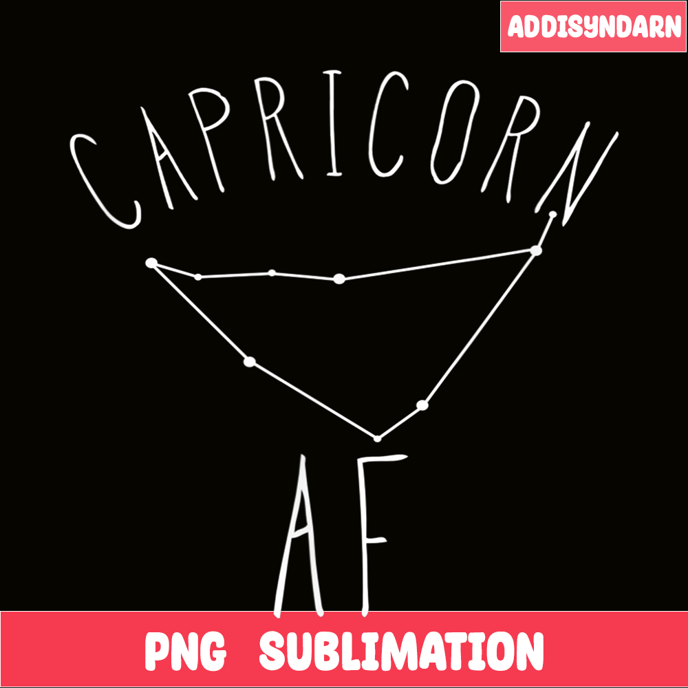 CPB28102307-Capricorn AF PNG Constellation Zodiac PNG Capricorn Birthday Gift PNG.png