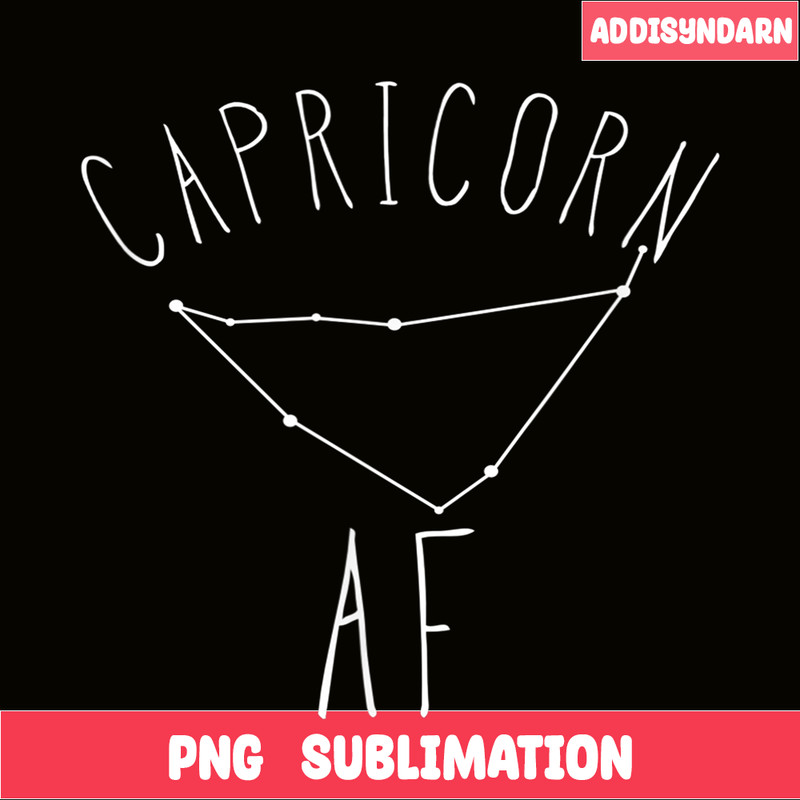 CPB28102307-Capricorn AF PNG Constellation Zodiac PNG Capricorn Birthday Gift PNG.png
