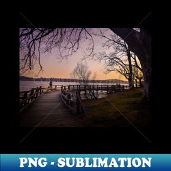 Sunset landscape photography lakeview - Instant Sublimation Digital Download - Add a Festive Touch to Every Day