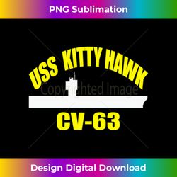 USS Kitty Hawk CV-63 Aircraft Carrier Father Day Veteran Day Long Sleeve - Edgy Sublimation Digital File - Customize with Flair