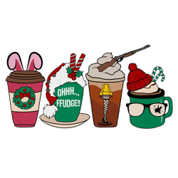 movie christmas coffee png, christmas coffee png, christmas drink design, coffee latte png, christmas iced latte png