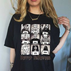 horror halloween shirt halloween killers team shirt horror movies and chill shirt jason voorhees michael myers ghost