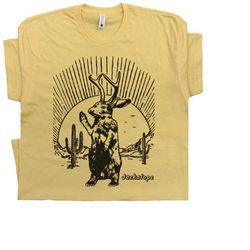 jackalope t shirt ufo t shirt vintage southwest tee weird unique cryptid creature for men women kids mythical magical gr