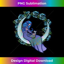 Earthy MoonChild Moon Cat Goddess Art Tank Top - Bespoke Sublimation Digital File - Infuse Everyday with a Celebratory Spirit