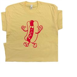 hot dog t shirt cool hot dog graphic shirt funny food shirts for men women kids retro vintage hot dog eating contest tee