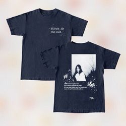 gracie abrams block me out shirt, gracie abrams merch aesthetic unisex shirt, retro the good riddance tour 2023 merch.jp