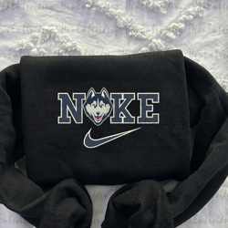 nike uconn huskies embroidered sweatshirt, nike embroidered sweater, nike hoodie, unisex shirt