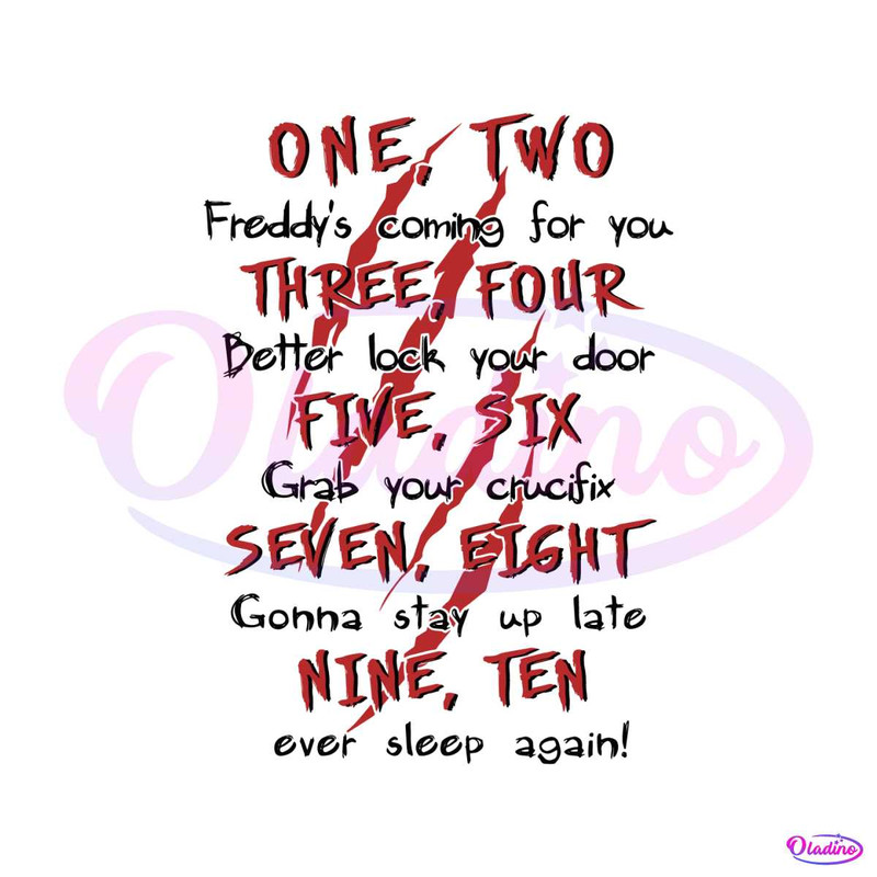 Freddy Coming For You Nightmare On Elm Street SVG File 2111.jpg