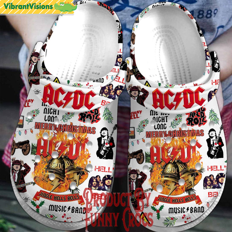 ACDC Band Merry Christmas Crocs - Discover Comfort And Style Clog Shoes With Funny Crocs.jpg