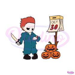 funny michael myers halloween pumpkin svg download 2111