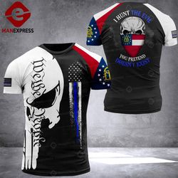 mtp georgia police t-shirt hoodie 3d printed hunt
