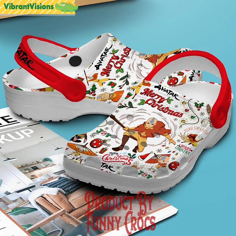 Avatar The Last Airbender Merry Christmas Crocs - Discover Comfort And Style Clog Shoes With Funny Crocs.jpg
