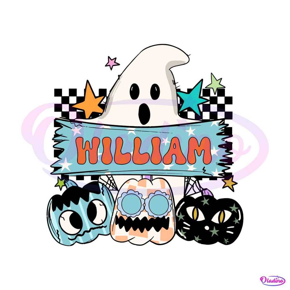 Personalized Retro Halloween Boo Pumpkin SVG Download 2111.jpg
