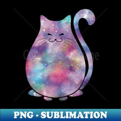 Galaxy Cat - Instant PNG Sublimation Download - Perfect for Sublimation Mastery