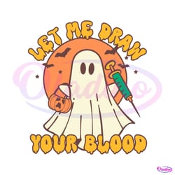vampire ghost let me draw your blood svg graphic file 2111