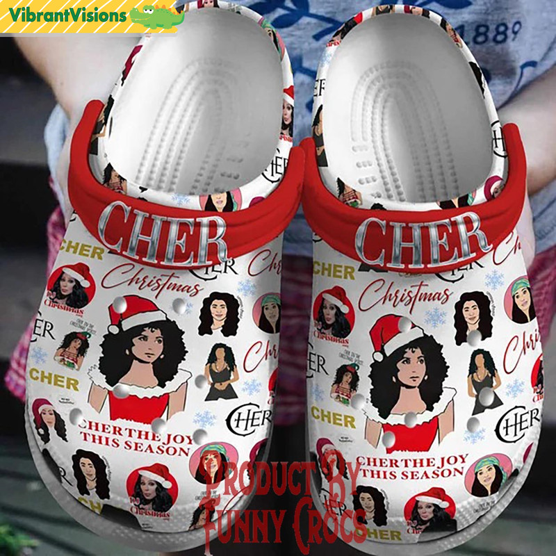 Cher Christmas Crocs - Discover Comfort And Style Clog Shoes With Funny Crocs.jpg