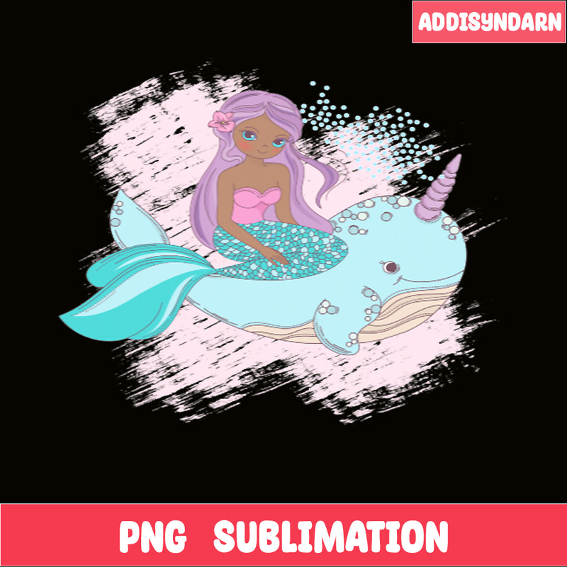 QUE031123107-Black Mermaid PNG, Beautiful And Pretty PNG, Black Queen PNG.png