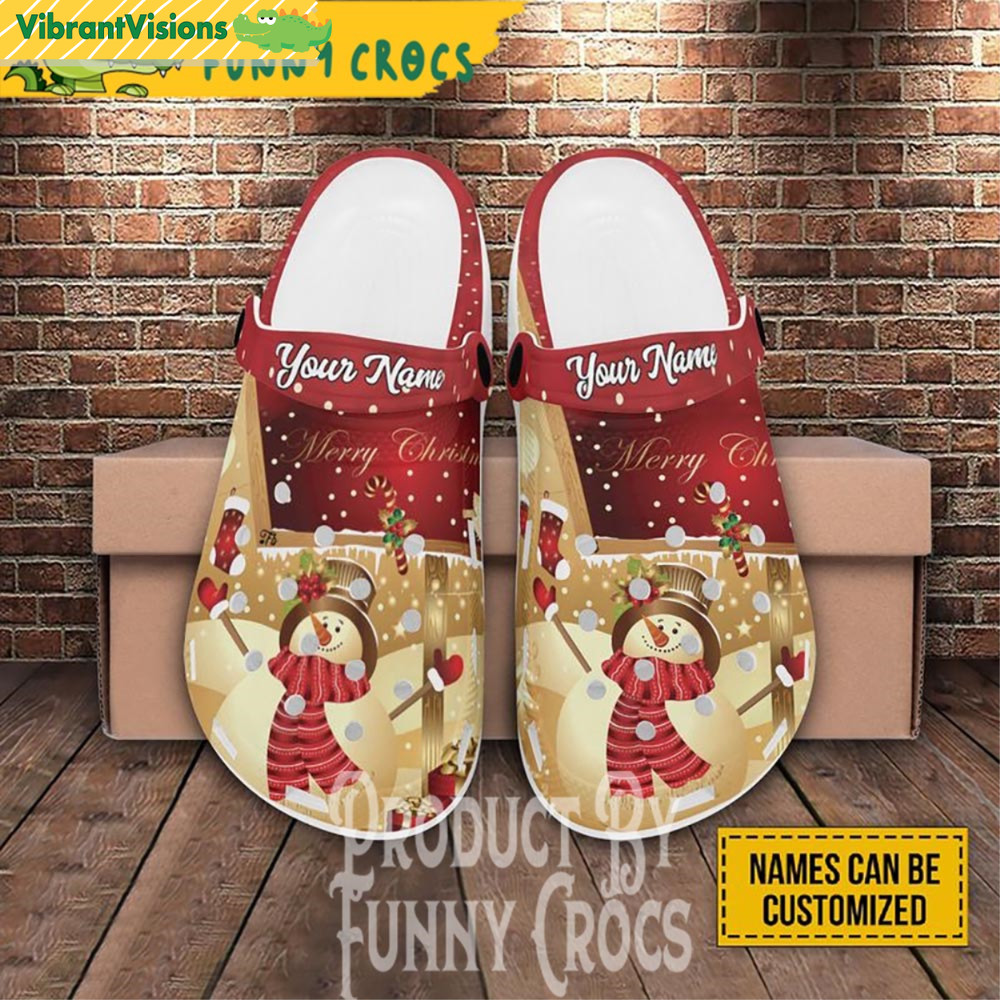 Custom Christmas Snowman Crocs Clogs Shoes - Discover Comfort And Style Clog Shoes With Funny Crocs.jpg