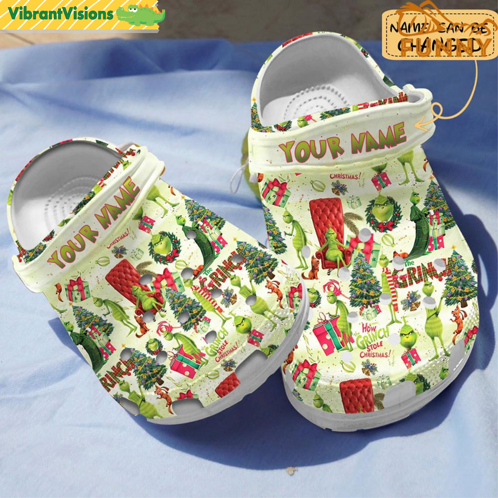 Custom How The Grinch Stole Christmas Crocs - Discover Comfort And Style Clog Shoes With Funny Crocs.jpg