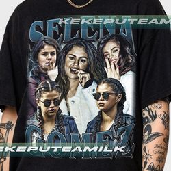 limited selena gomez vintage t-shirt, gift for women and man unisex t-shirt.jpg
