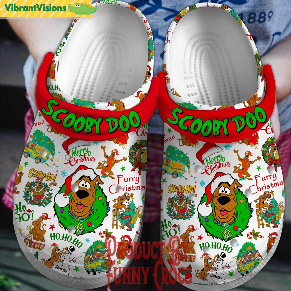 Ho Ho Ho Merry Christmas Scooby Doo Crocs - Discover Comfort And Style Clog Shoes With Funny Crocs.jpg