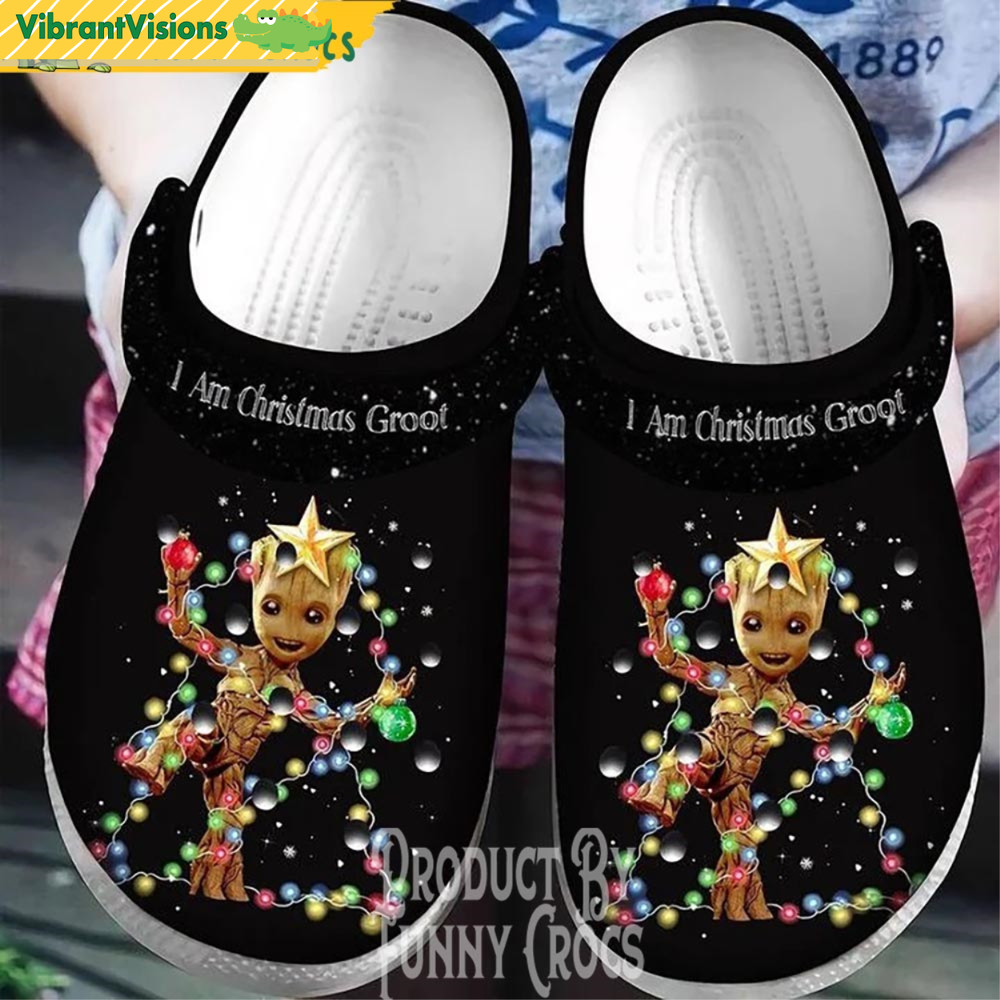 I Am Christmas Groot Crocs Shoes - Discover Comfort And Style Clog Shoes With Funny Crocs.jpg