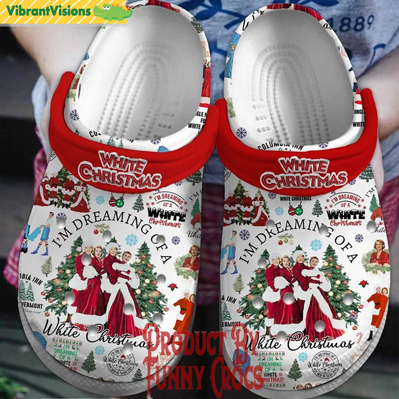 I'm Dreaming Of A White Christmas Crocs Shoes - Discover Comfort And Style Clog Shoes With Funny Crocs.jpg