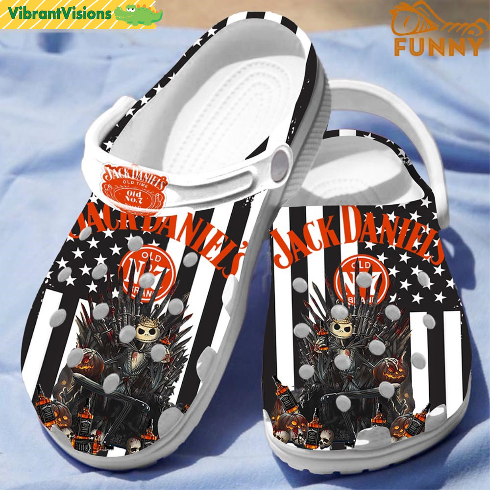 Jack Daniels Nightmare Before Christmas Crocs - Discover Comfort And Style Clog Shoes With Funny Crocs.jpg