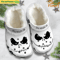Jack Skellington Face Fleece Crocs - Discover Comfort And Style Clog Shoes With Funny Crocs.jpg