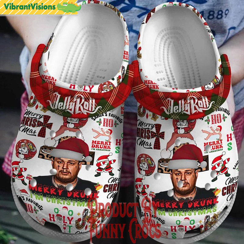 Jerry Roll Merry Drunk Im Christmas Crocs Shoes - Discover Comfort And Style Clog Shoes With Funny Crocs.jpg
