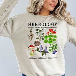 herbology plants sweatshirt , herbology sweatshirt , gift for plant lover, botanical, plant lover shirt ,plant wizard po