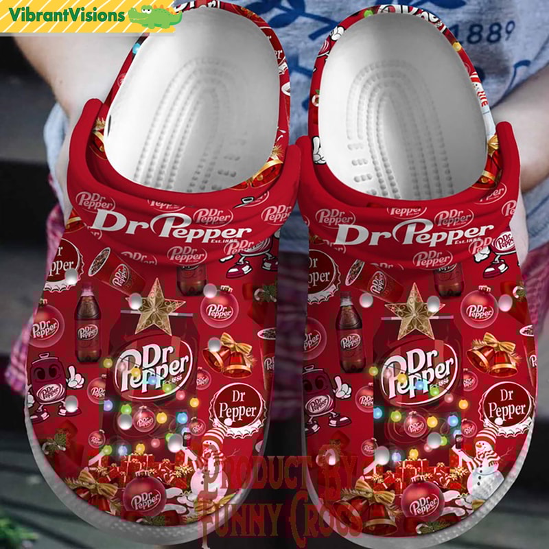 Merry Christmas Dr Pepper Crocs Shoes - Discover Comfort And Style Clog Shoes With Funny Crocs.jpg