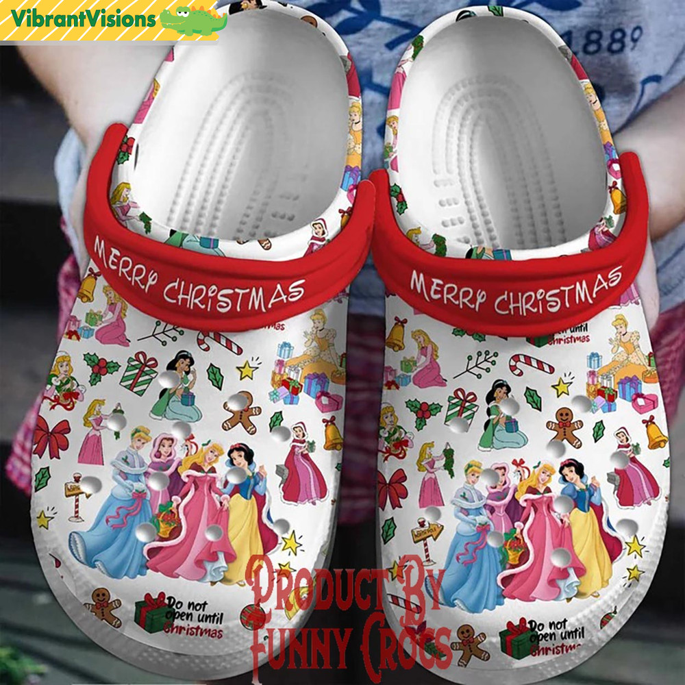 Merry Christmas Friends Snow White Crocs Shoes - Discover Comfort And Style Clog Shoes With Funny Crocs.jpg