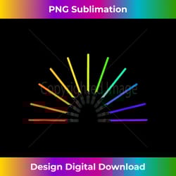 star wars rainbow lightsabers tank top - edgy sublimation digital file - channel your creative rebel
