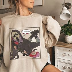 no you hang up shirt, funny horror scream, horror scream halloween shirt, scream, scream call me,ghostface calling,hallo