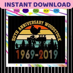 50th anniversary woodstock, trending svg for silhouette, files for cricut, svg, dxf, eps, png instant download