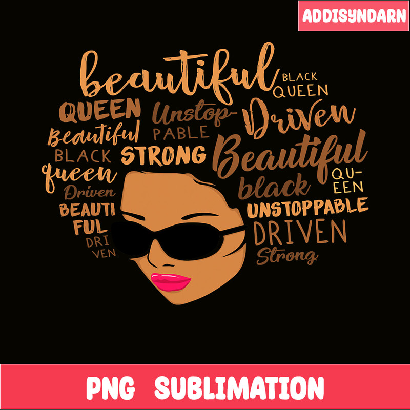 QUE03112342-Unstopptable Queens PNG, Beautiful Queen PNG, Black Queens PNG.png